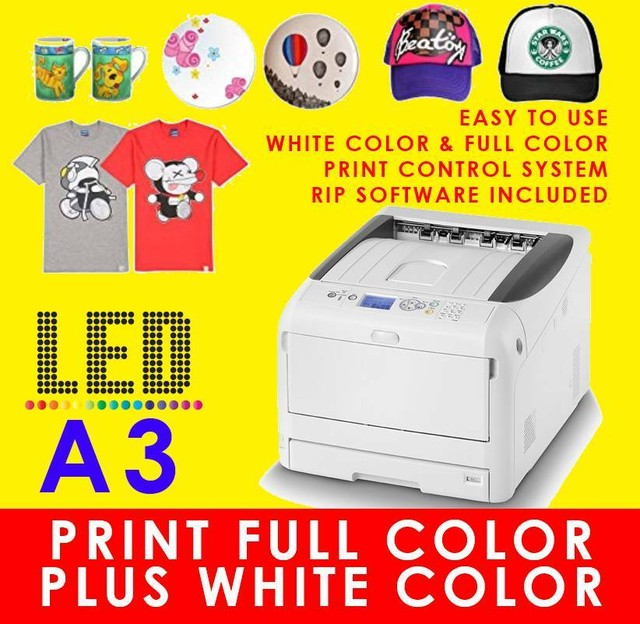 OKI WHITE TONER PRINTER A4 C711WT A3 
